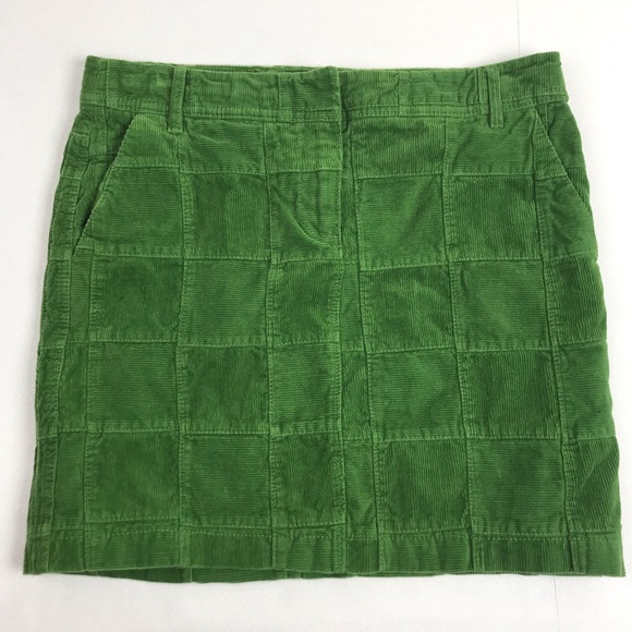 LOFT Dresses & Skirts - Loft Green Corduroy Mini Skirt 4